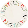 Topotdor Rainbow Round Kids Play Rug Alphabet Nursery Area Rug Extra Large Soft by Topotdor