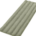 H.VERSAILTEX Bath Rugs for Bathroom Non Slip Bath Mats Thick Chenille Striped by HVERSAILTEX
