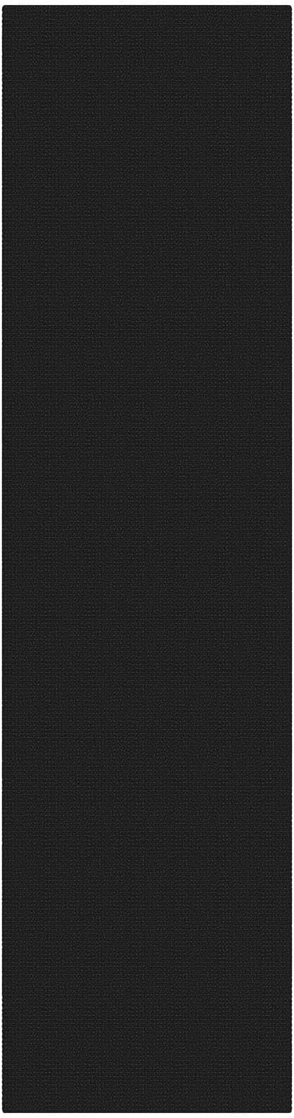 KOZYFLY Black Runners Rugs for Hallway 2.5'x10', Washable Runner Rug, Woven Non - Image 9