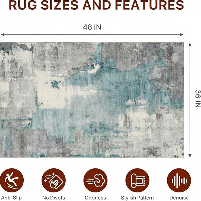 36"x60" Office Chair Mat for Hardwood Tile Floor, Under Desk Carpet Protector - Image 7