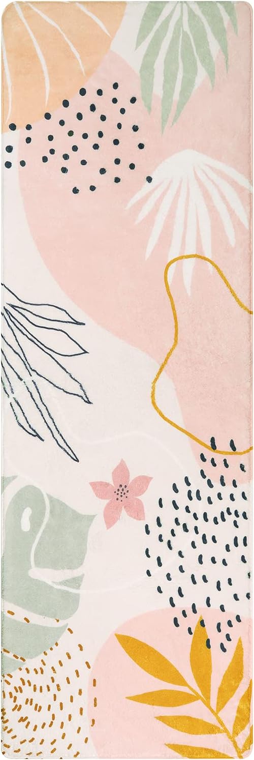 Lahome Pink Washable Runner Rug - Image 3