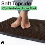 GORILLA GRIP 100% Waterproof All-Season WeatherMAX Doormat, US Designed Natural - Image 8