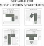 Kitchen Rugs Sets of 2-Non Slip Kitchen Mats - Image 5