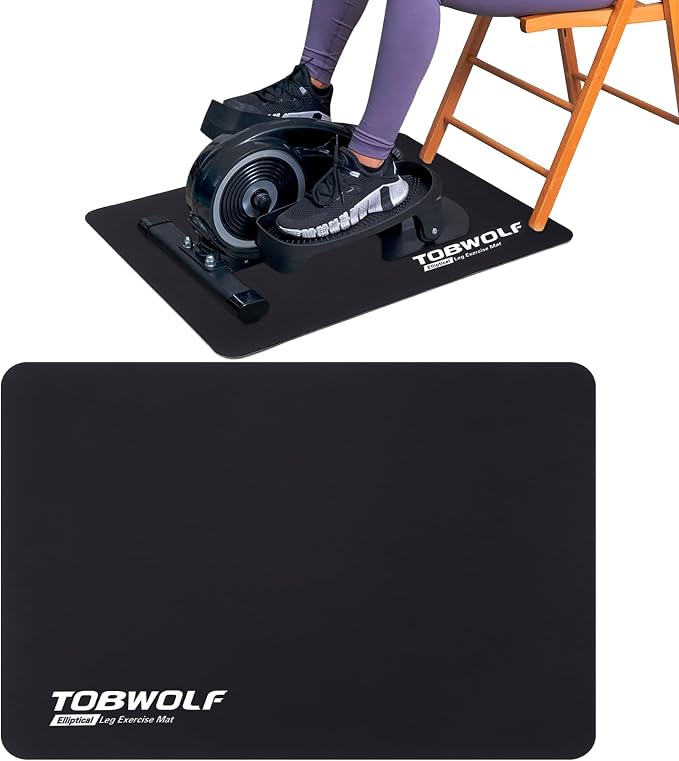 TOBWOLF Non-Slip Workout Mat for Ellipse Leg Exerciser, Ellipse Machine Mat - Image 9