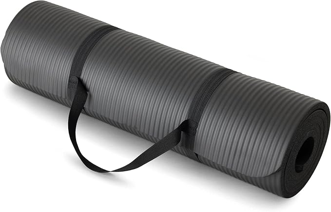 Amazon Basics Extra Thick Exercise Yoga Mat by AmazonBasics