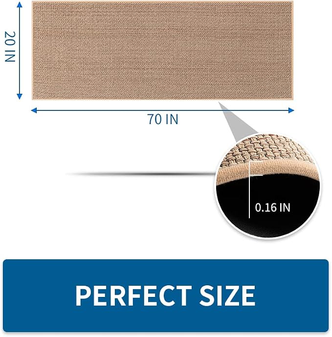 MontVoo Kitchen Rugs and Mats, Washable Non-Skid Kitchen Mats - Image 2