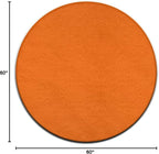 Home Decor Non Slip Kitchen Office Circle Rug, Machine Washable Modern Round - Image 3
