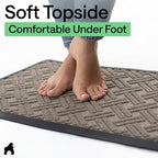 GORILLA GRIP 100% Waterproof All-Season WeatherMAX Doormat, US Designed Natural - Image 8