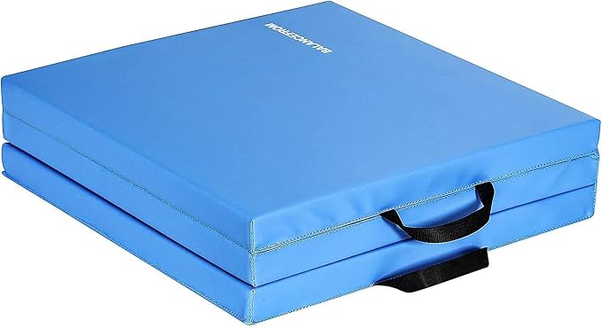 BalanceFrom 6x2 Feet 3-Panel Folding Gymnastics Mat – 2-Inch Thick Pad - Image 9