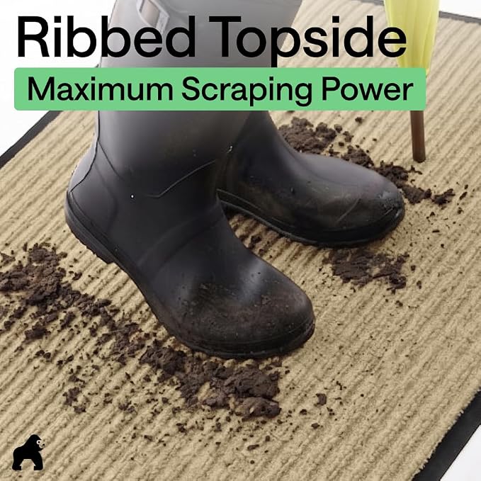 GORILLA GRIP Waterproof Traffic Guard Door Mat, Heavy Duty Entryway Mats - Image 4