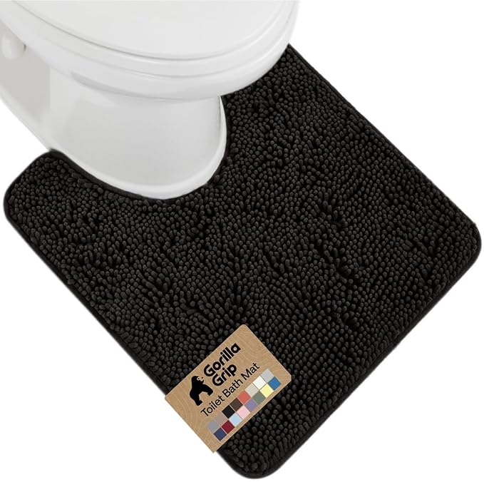 GORILLA GRIP Plush Absorbent Shaggy Chenille Bath Rug Mat by Unknown