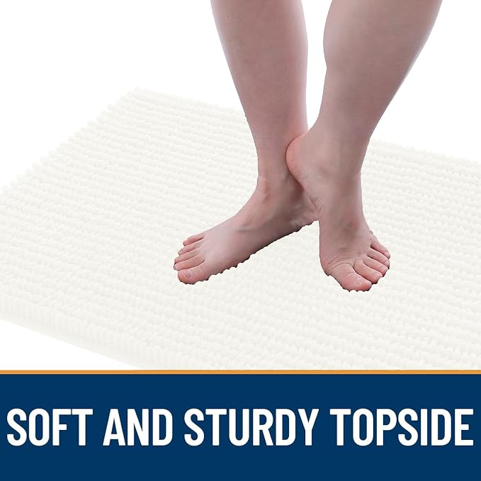 OLANLY Dog Door Mat for Muddy Paws 30x20, Ultra Absorbent Chenille Mud Doormat - Image 3