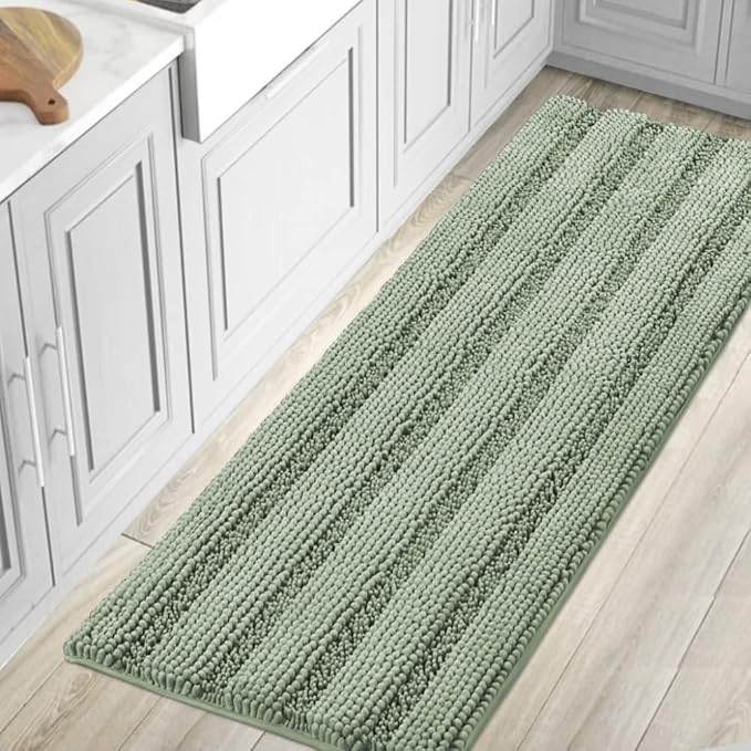 H.VERSAILTEX Bathroom Rugs Bath Mat Runner Rug Non Slip Kitchen Rug Extra Long by HVERSAILTEX