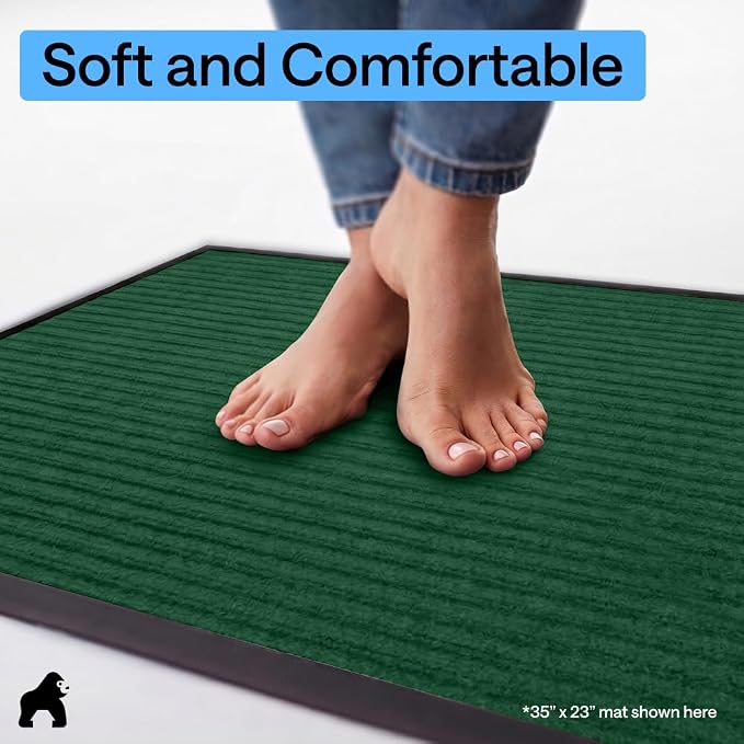 GORILLA GRIP Waterproof Traffic Guard Door Mat, 2 Pack Heavy Duty Entryway Mats - Image 8