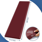 KitchenClouds Kitchen Mat Cushioned Anti Fatigue Kitchen Rug 17.3"x60" Water - Image 2