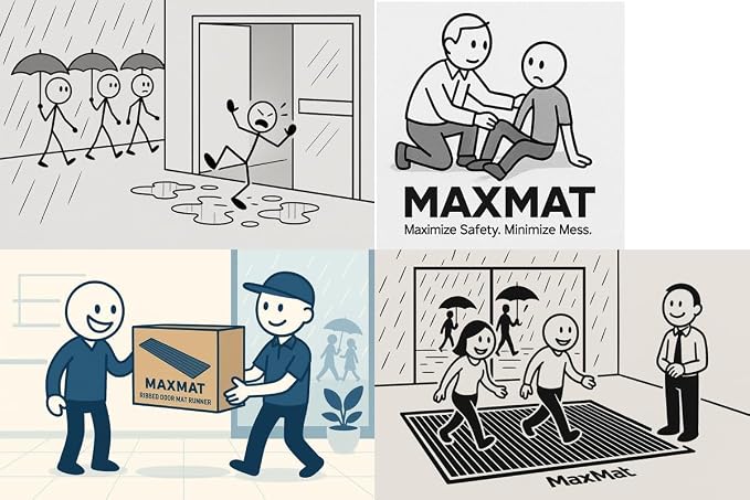 MaxMat® Oversized Rubber Door Mat - Image 6