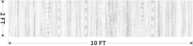 2x10 Runner Rug Machine Washable Non Slip Area Rug Distressed Neutral Moroccan - Image 2
