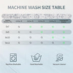 8x10 Washable Area Rug, Soft Area Rugs - Image 2