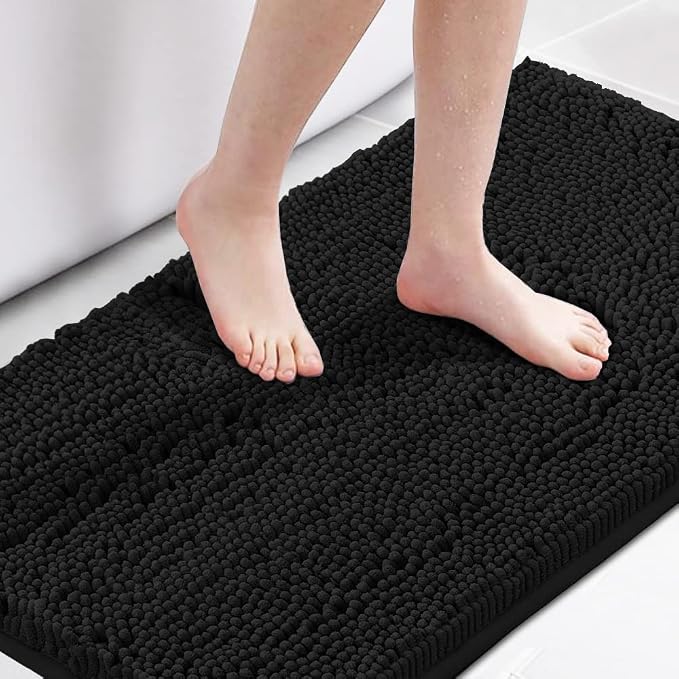 H.VERSAILTEX Microfiber Bath Rugs Chenille Floor Mat Ultra Soft Washable by HVERSAILTEX