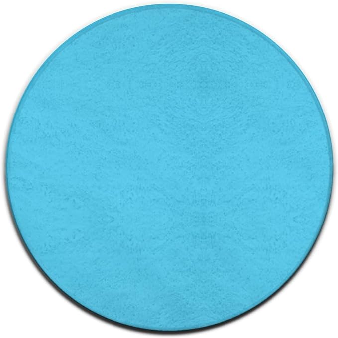 Home Decor Non Slip Kitchen Office Circle Rug, Machine Washable Modern Round by Meaudiwes