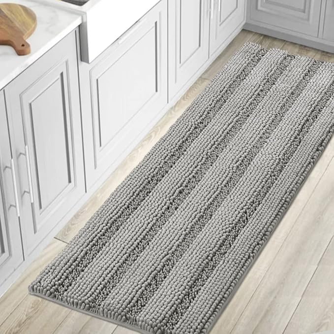 H.VERSAILTEX Bathroom Rugs Bath Mat Runner Rug Non Slip Kitchen Rug Extra Long by HVERSAILTEX
