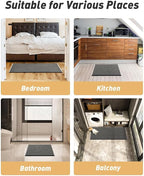 Upgraded Waffle Runner Rug, Super Absorbent Non Slip Bath Mats - Image 6