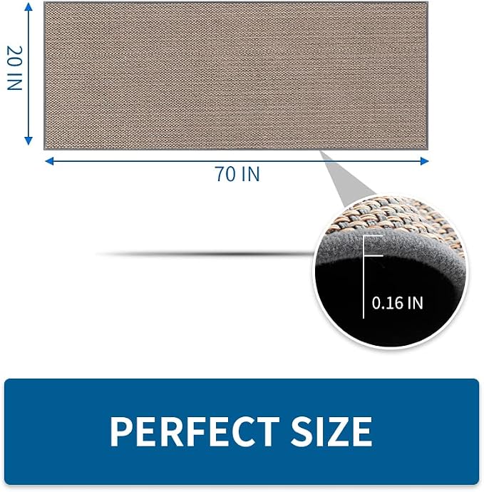 MontVoo Kitchen Rugs and Mats Non Skid Washable, Absorbent Runner Rugs - Image 2