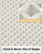 Upgraded Waffle Bath Mat Set of 2, Super Absorbent Non Slip Bath Mats - Image 5
