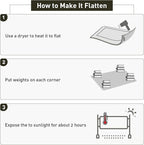 Clear Plastic Area Mat for Under Dining Table, Anti-Spill Hard Floor Protector - Image 7