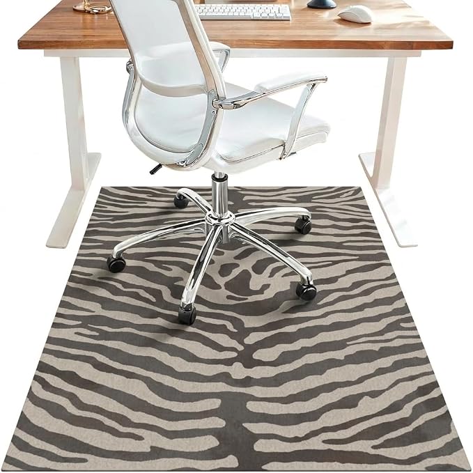 48"x60" Office Chair Mat for Hardwood Tile Floor, Under Desk Carpet Protector by BESBLEE