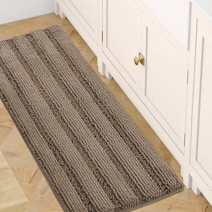 H.VERSAILTEX Bath Rugs for Bathroom Non Slip Bath Mats Extra Thick Chenille by HVERSAILTEX