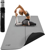 Gogokiwi Large Yoga Mat – 1/4" & 1/2" Thick Exercise Mats by Gogokiwi