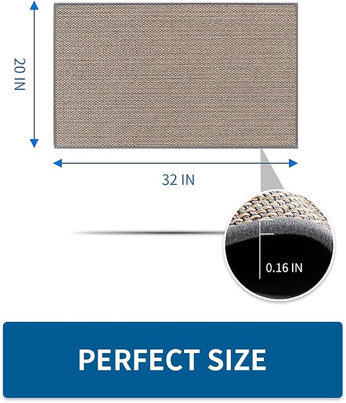MontVoo Kitchen Rugs and Mats Non Skid Washable, Absorbent Runner Rugs - Image 2
