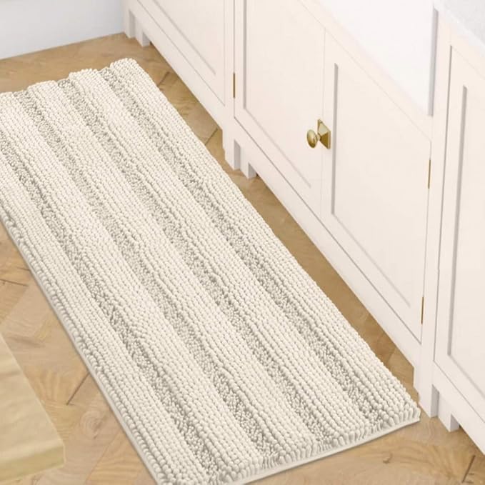 H.VERSAILTEX Bath Rugs for Bathroom Non Slip Bath Mats Extra Thick Chenille by HVERSAILTEX