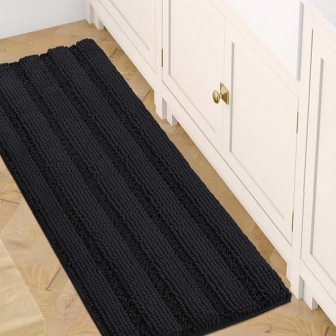 H.VERSAILTEX Bath Rugs for Bathroom Non Slip Bath Mats Extra Thick Chenille by HVERSAILTEX