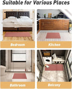 AMOAMI Upgraded Waffle Bath Mat, Super Absorbent Non Slip Bath Mats - Image 7