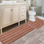 H.VERSAILTEX Bathroom Rugs Bath Rug Set 2 Piece Bathroom Contour Rug Toilet Mat by HVERSAILTEX