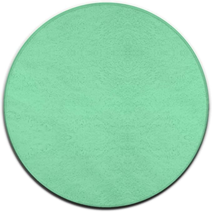 Home Decor Non Slip Kitchen Office Circle Rug, Machine Washable Modern Round by Meaudiwes