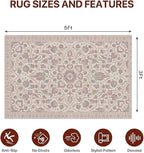 36"x60" Office Chair Mat for Hardwood Tile Floor, Under Desk Carpet Protector - Image 6