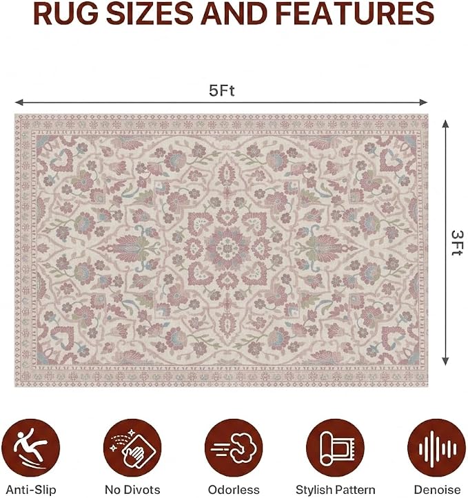 36"x60" Office Chair Mat for Hardwood Tile Floor, Under Desk Carpet Protector - Image 6