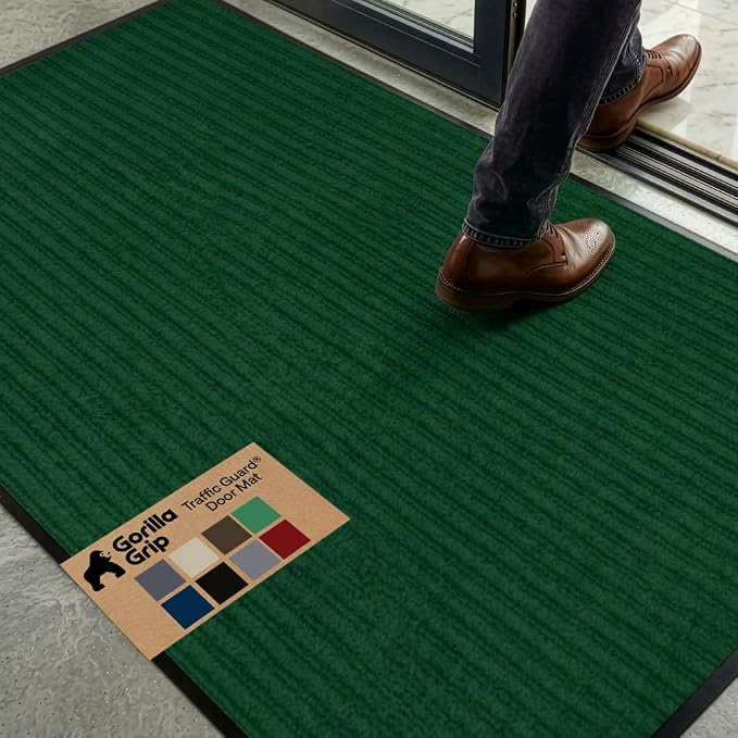 GORILLA GRIP Waterproof Traffic Guard Door Mat, Heavy Duty Entryway Mats by Unknown