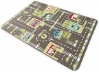 Kid Rug Carpet Playmat for Toy Cars and Train，Play Area Rug by IKITOT