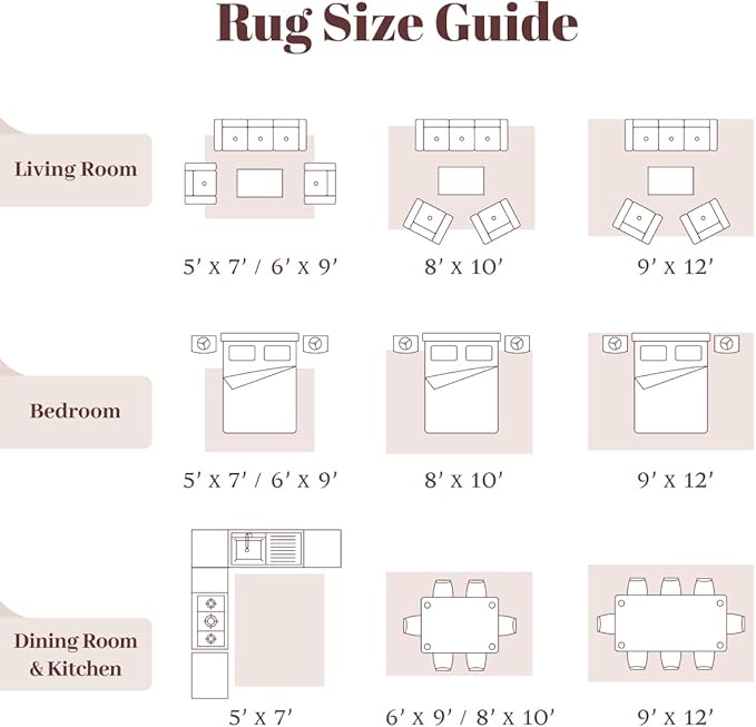 Homemate Washable Rug 8x10 Area Rugs - Image 2