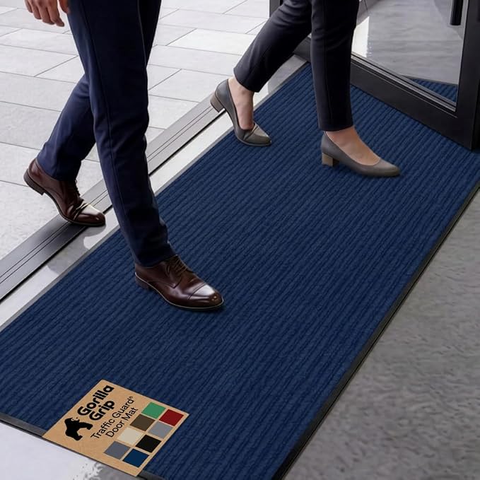 GORILLA GRIP Waterproof Traffic Guard Door Mat, Heavy Duty Entryway Mats by Unknown