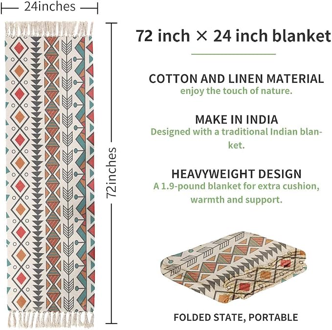 nuveti Cotton Yoga Mat - Image 3