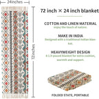 nuveti Cotton Yoga Mat - Image 3