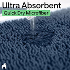 GORILLA GRIP Bath Rug Mat 44x26, Soft Absorbent Chenille, Quick Dry Microfiber - Image 5