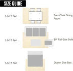 LOCHAS Ultra Soft Indoor Modern Area Rugs Fluffy Living Room Carpets - Image 6