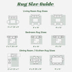 Area Rug 9x12 Washable Rug, Vintage Boho Medallion Rugs Non-Slip Soft Low Pile - Image 8