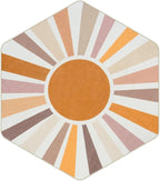 STARUIA Boho Washable Hexagon Rainbow Nursery Rug - Image 9